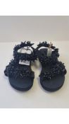 Arizona Love Trekky Black Pearl Sandals, Size EU 38