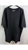 Three C'est Normal The Proper T-Shirt, Black, Size XXL