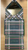 Five Kate Spade Holiday Notecard Set, Spruce Plaid