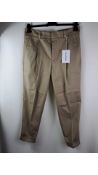Acne Studios Men's Straight Leg Trousers, Beige, Size 50