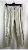 Two M.E.N.S Modern Collection Madison Trousers, Cream, Size 52
