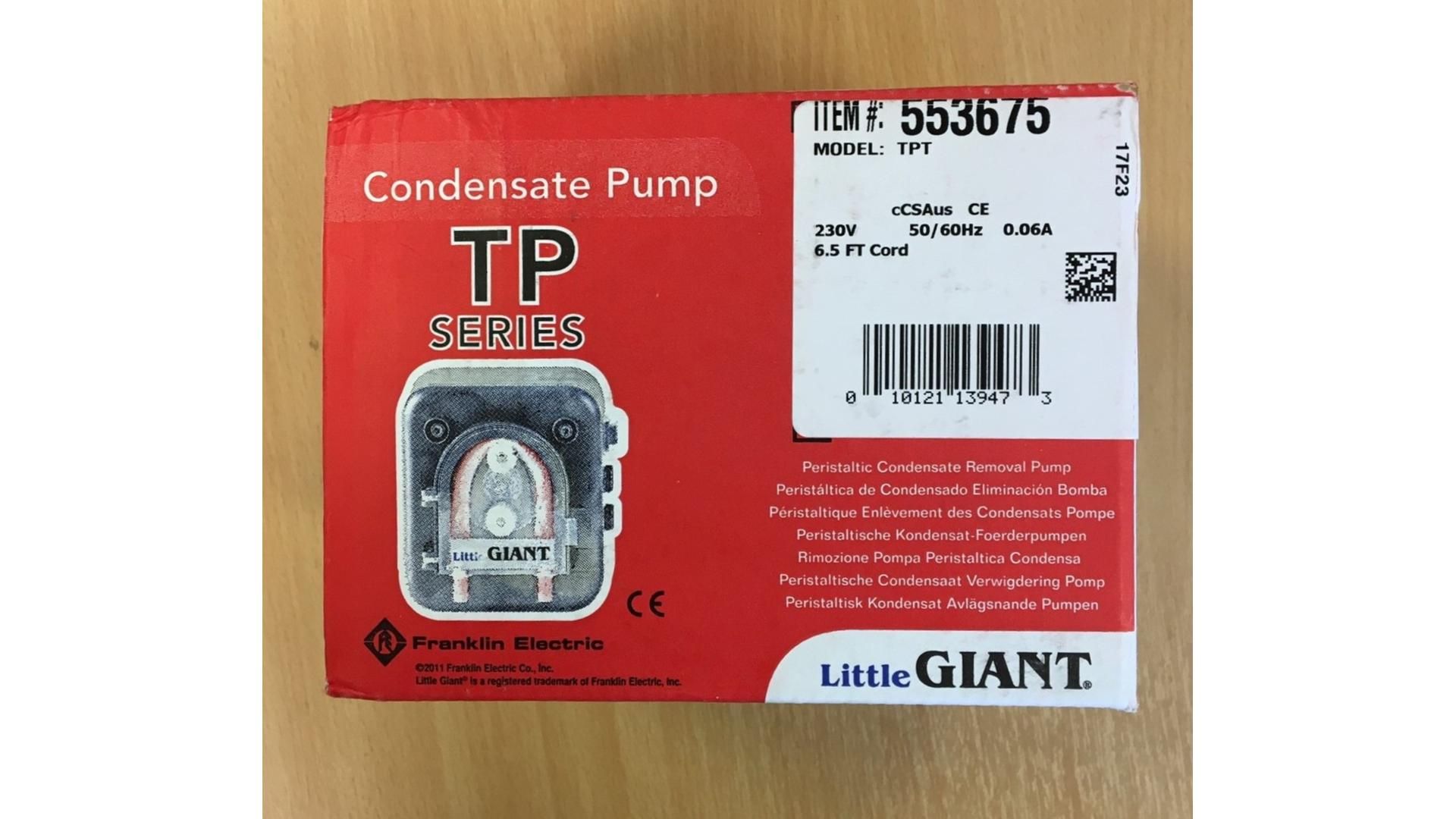 Little Giant 553675 Condensate Pump TP Series