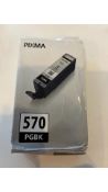 Three Canon PGI-570PGBK Black Ink Cartridge 0372C001