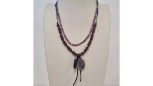 Two Free People Summers End Layered Necklace