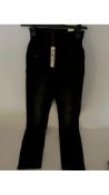 Miss Sixty Women's High Waisted Jeans, Black, Size W25/L32