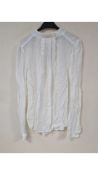 United Colors of Benetton Womens Flash Blouse, Off White, Medium