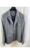John Varvatos Men's Blazer, Grey, Size 50
