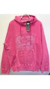 Onitsuka Tiger Unisex Sweat Hoodie 2183B170, Pink, Size XS