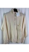 Sandro Women's Marvin Jumper, 100% Cashmere, Cream, Size 12