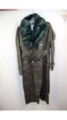 Burberry Women's Long Kennington Trench Coat, Green, Size UK 4