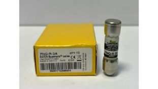 Two Eaton Bussmann FNQ-R-3/4 Branch Circuit Fuse, Pack of 10