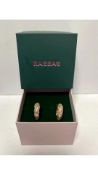 Ragbag Structured Hoop Earrings, Gold Plated
