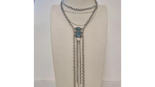 Three Free People Chantilly Layered Necklace, Silver