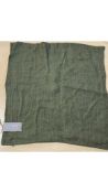 Four Cozy Living Luxury Linen Cushion Covers, 50X50, Army