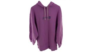 MSGM Men's Fantastic Felipa Hoodie, Purple, UK L