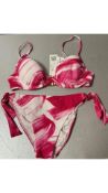Maryan Mehlhorn Women's Bikini, Pink/White, UK 8/36C