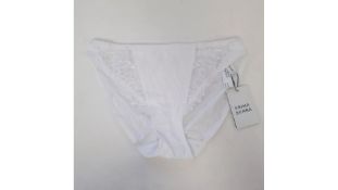 Prima Donna Women's Deauville Knickers, White, Medium. Box damaged.