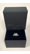 Thomas Sabo Women's White Stones Ring, Size 54