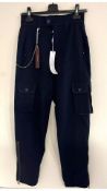 High Tech Legit Cargo Style Pants, Navy, Size UK 8