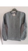 Wood Wood Women's Magnolia Textured Blouse, Blue, Size Small