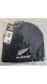 Four Adidas New Zealand All Blacks Woolie Beanie Hat, Black, One Size