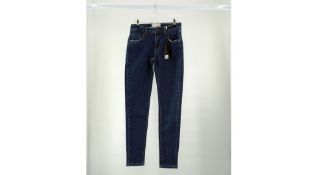 Oneteaspoon Women's Straight Leg Jeans, Blue, Size 27
