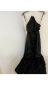 Liu Jo Women's Halta Neck Silk Dress, Black, UK 6