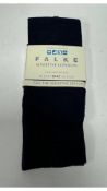 Three Pairs of Falke Women's Sensitive London Socks, Dark Navy, UK 2.5/5