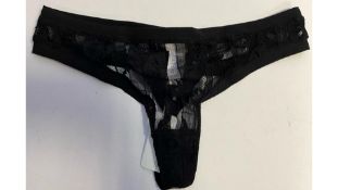 Eres Women's Jane Icon Slip Lingerie Thong, Black, UK 10