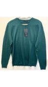 Escorpion Women's Round Neck Wool Sweater, Green, Size L