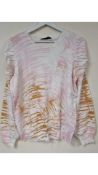 Oui Women's Long Sleeve Pullover, Multicoloured, Size 12
