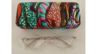 L.A Eyeworks Glasses Frames with Demo Lenses, Clear, Funzone,
