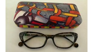 Eyeworks Glasses Frame with Demo Lenses, Brown/Gold, Guppy, 51-17-137