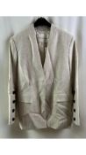 Malene Birger Women's Maritta Blazer, Cream, Size 38
