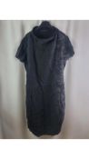 Elemente Clemente Women's Linen Nesna Dress, Black, Size 14 UK