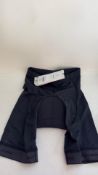 Two Altura Men's ProGel Waist Shorts, Black, Size XL