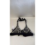 Three Aubade Women's PEAU Sauvage TV10 Bikini Top, Panther, Medium