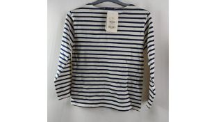 Saint James Men's Guildo Striped Sailor Shirt, Thick Cotton, Size T1