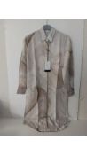 Tiger of Sweden Litore P Dress, Women's, Marble Print, UK 10, 36