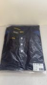 Four Blaklader Men's Polo Shirt Navy Blue, Cornflower Blue, Size L