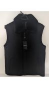 Shakys Women's Gilet with Detachable Fur Collar, Black, Size L