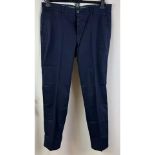 Four Pairs of M.E.N.S. Madison Men's Chino, Navy, Size 56