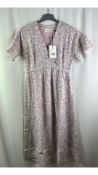 Two Indi & Cold Women's Vestido Dress, Lila Floral, Size M