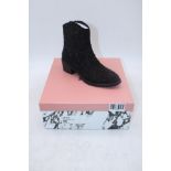 Moda In Pelle Women's Petronella All Over Glitz Western Boots, Black, EU 38