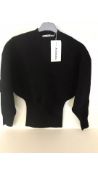 Acne Studios Women's Dolman Sleeve Sweater, Black, Size XXS