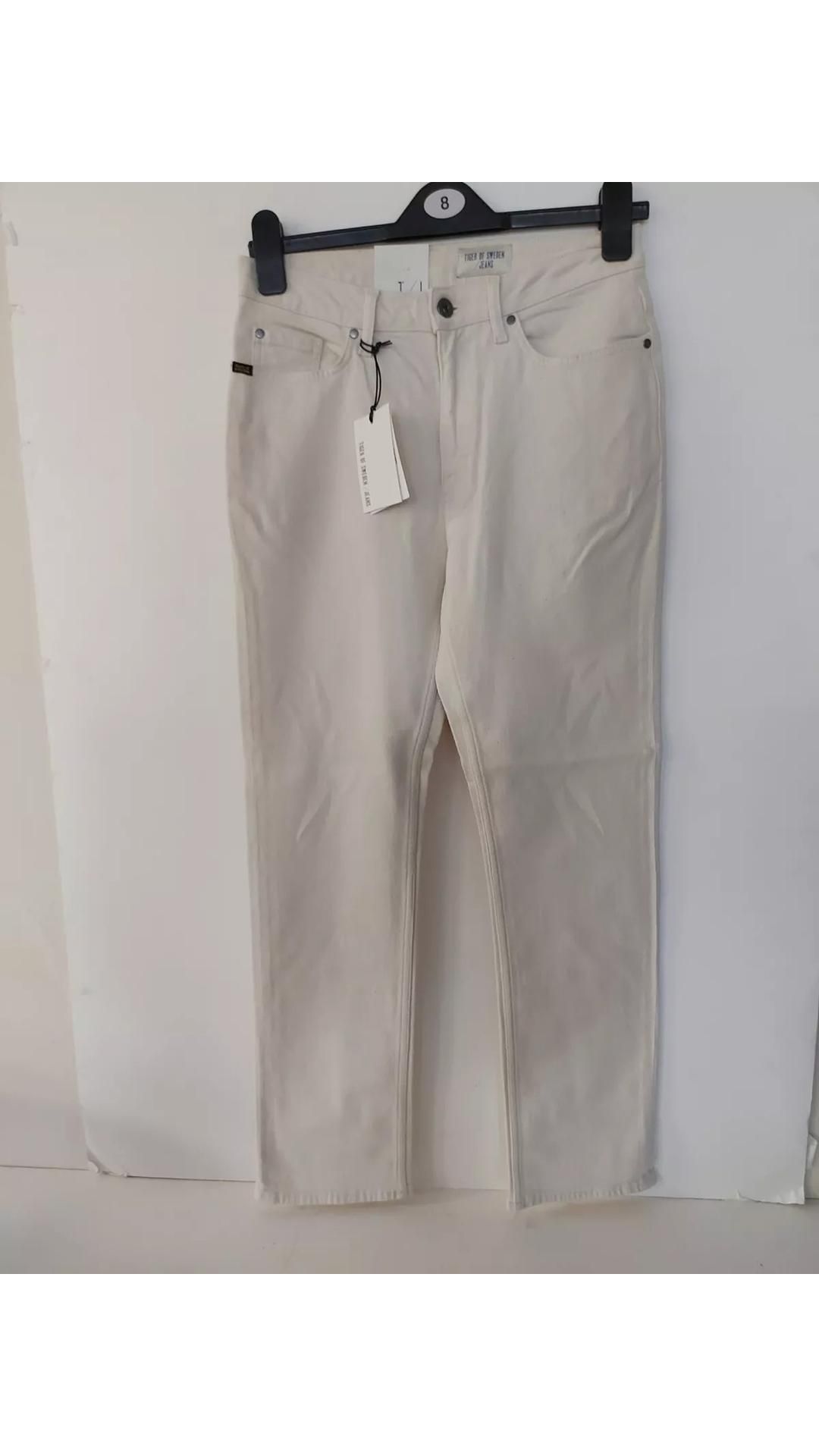 Tiger of Sweden Women's Meg Slim Fit Cropped Jeans, Beige, Size W27 L30