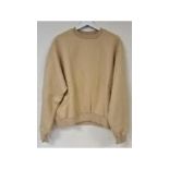 Acne Studios Sweatshirt, Light Camel, Size XS