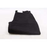Arket Bloom Mid Waist Relaxed Fit Barrel Leg Jeans, Black, Size 28