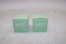 Five Pots of No7 Beauty Good Intent Skin Sip Bouncy Eye Cream, Collagen & Squalene, 20g Per Pot