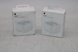 Thirteen Apple 20W USB-C Power Adapters, Packaging Damaged